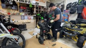 Полная Сборка детского квадроцикла Motax x16