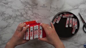 Как сделать торт из киндеров I Сердце из киндеров своими руками I Сладкий подарок на 14 февраля