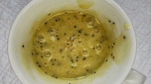 Лимонный кекс в микроволновке за 5 минут