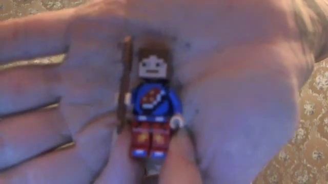 Lego минифигурки Minecraft.