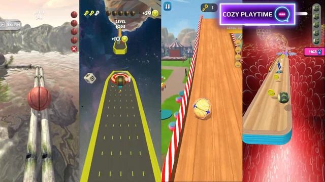 Rollance vs Action Balls vs Fast Ball Jump vs Going Balls - Android, IOS gameplay