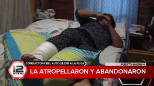 La atropellaron y abandonaron