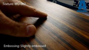 Artesive  WD-067 Ebony Macassar - Texture Model of Self-adhesive Film