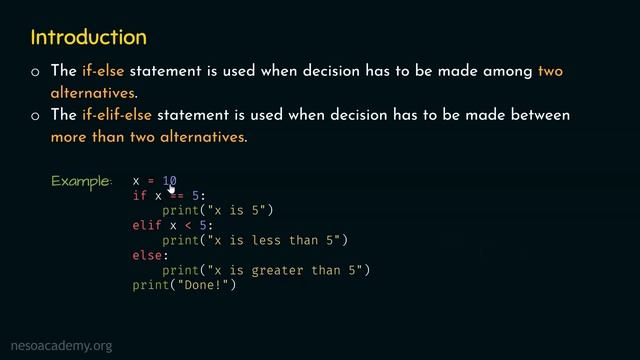 The if-elif-else Statement in Python