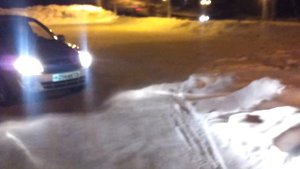 Езда по неглубокому снегу. Лада Гранта с Самоблокирующимся дифференциалом
