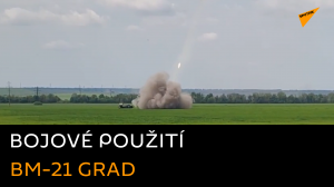 Salvové raketomety Grad ničí pozice ukrajinských jednotek