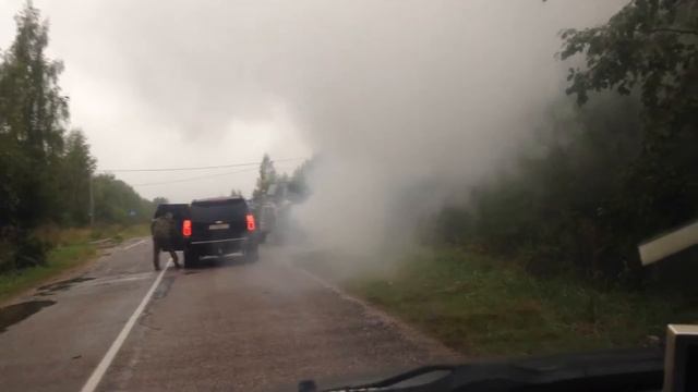 Дымит брдм - прогорела прокладка смотреть онлайн