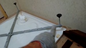 Укрепление душевого поддона
