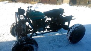 мой самодельный квадроцикл из урала 4х4