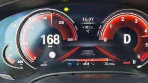 2017 BMW G30 540d 100-200 km/h