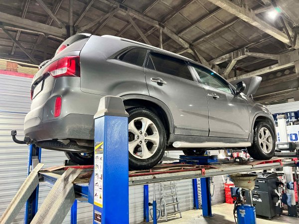 Замена масла в акпп Kia Sorento A6mf2