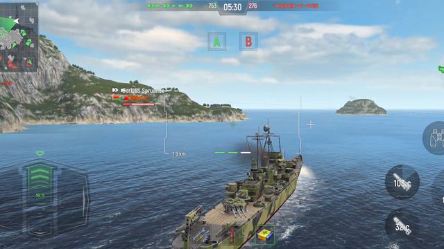 Force of Warships обзор прем корабля USS Albany  на голде