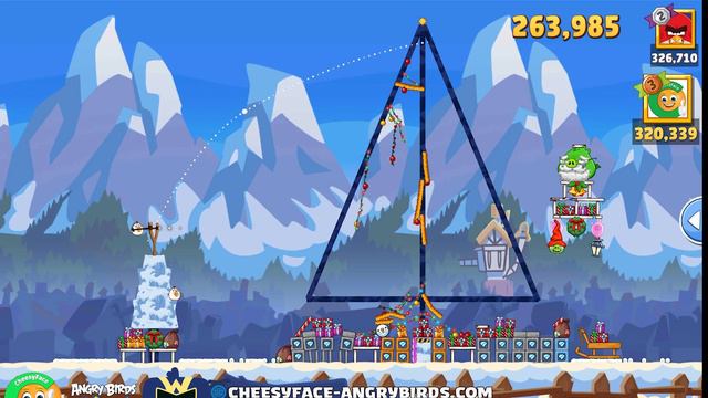 Angry Birds Friends Season's Slingings Tournament 1178 Level 2 NO Power UP Walkthrough смотреть онлайн