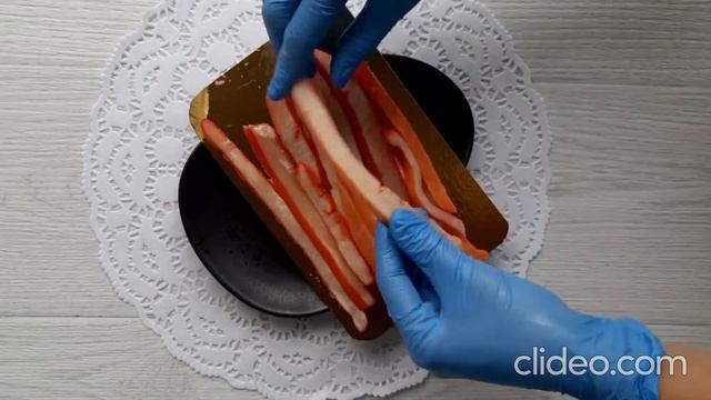 Кальмар сушеный полоски со вкусом краба.