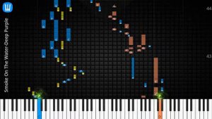 🎹Solo & Chord, Smoke On The Water, Deep Purple, Synthesia Piano