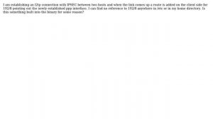 Why is xl2tpd / pppd adding a route for 192.0.0.0/8 after bringing up the link?