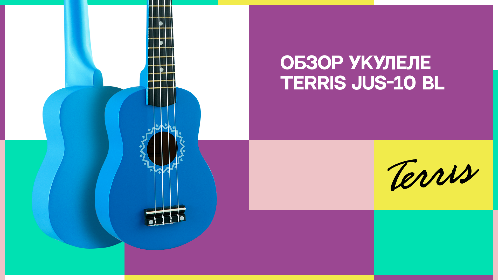 Обзор укулеле  TERRIS JUS 10 BL