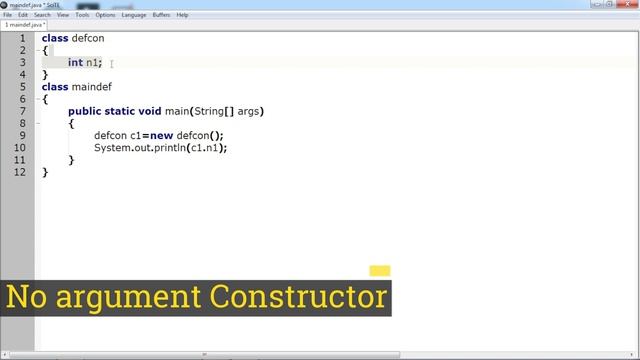 Constructor In Java | Java For Beginners