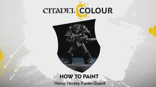 Warhammer 40000 How to Paint - Horus Heresy Raven Guard