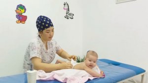 4 айлық балапанға толық массаж жасап үйрену. Үй жағдайында өзіңіз жасай аласыз.