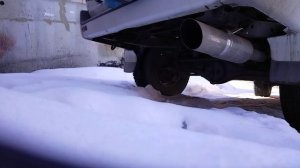 Выхлоп Suxon sud185 на Toyota Hilux Surf 185.