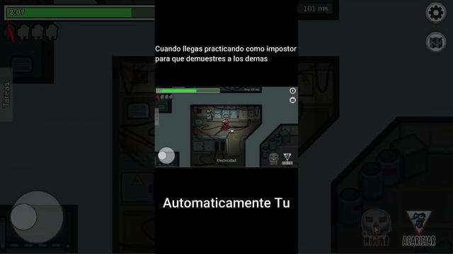 Cuando llegas practicando como impostor para que demuestres a los demas #amongus  #impostor #desafí
