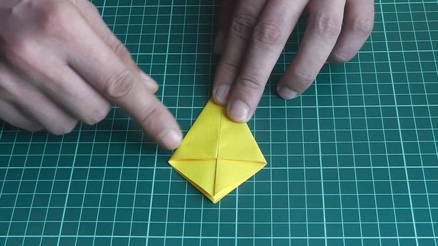 Оригами КАПИТОШКА / Как сделать каплю дождя из бумаги / Origami drop of water