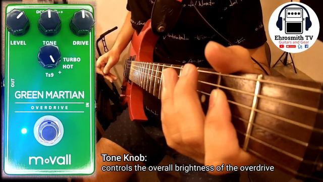 Movall MP105 Green Martian Overdrive Pedal | Movall MP105 Full Demo смотреть онлайн
