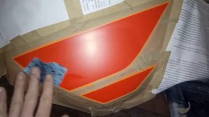 Как сделать рисунок на баке мотоцикла своими руками.