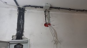 Электромонтаж в квартире . Рабочий процесс.