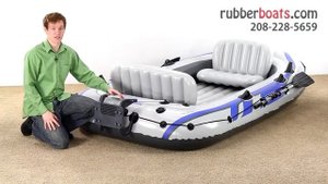 Новая надувная лодка Intex Excursion 4 68324