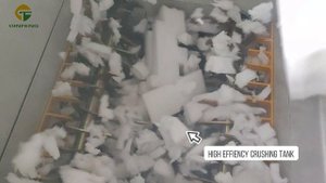 EPE компактор Компактор расширенного полиэтилена Пенопресс Машина для переработки пены
