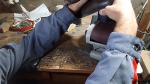 Выравнивание каблуков под набойки