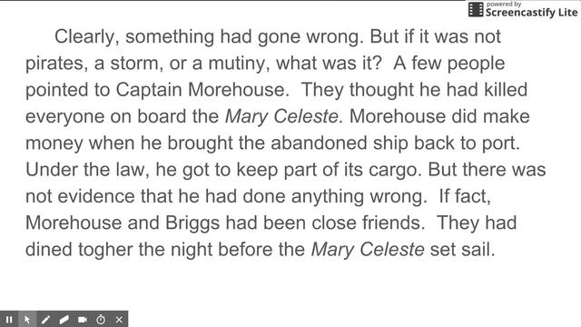 The Mystery of the Mary Celeste - Google Slides смотреть онлайн