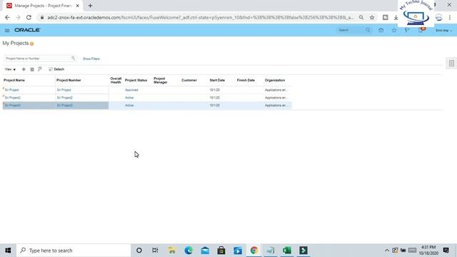 How to create a project and import cost to the Project in Oracle Fusion PPM R13 смотреть онлайн