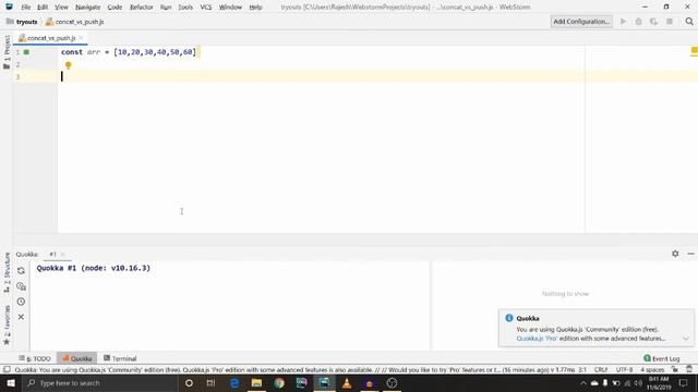 Js Joker  -  Javascript Push vs Concat