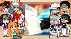 Past Marines & one piece ladies React to Luffy Strawhat joy boy | gear 5 | Onepiece 1076
