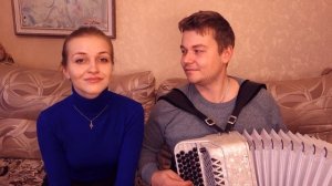 Даже душа поёт! Старый клён! Баянист Андрей Данской и Полина Полякова!