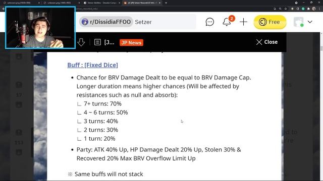 Setzer, the banner that may not be - How worthy?+ - Dissidia Final Fantasy Opera Omnia смотреть онлайн