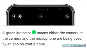 What Does The GREEN DOT Mean On iPhone Camera? Green Dot iPhone Screen Top Right Meaning iOS 15