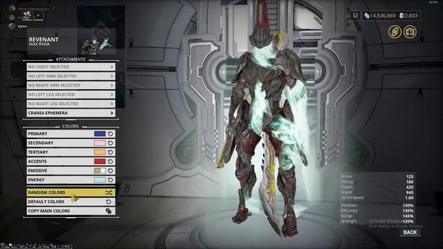 Warframe - Crania Ephemera Showcase