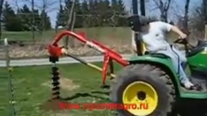 Ямобур на минитрактор