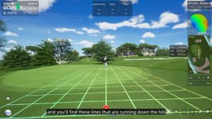 GOLFJOY гольф-симуляторы.  Краткая инструкция тренировки Chip & Putt.