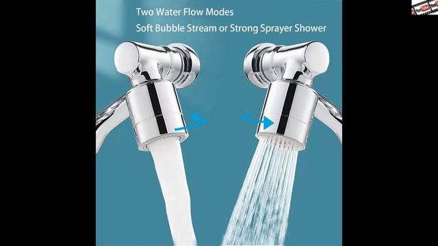 #Универсальная #вращающаяся #на 1080 ° #головка #распылителя #для #смесителя, #двойной #сточной #во смотреть онлайн