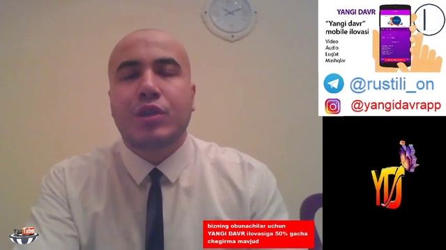 Rus tili: 09.01.2020 Jonli muloqot смотреть онлайн