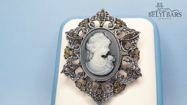 Брошь камея Винтаж смотреть онлайн