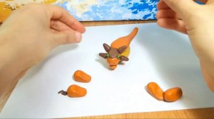 Лепка из легкого пластилина Hey Clay/Видео лепка залипаки Мега Динозавры Анкилозавр
