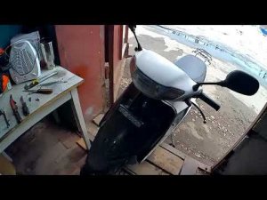 Honda dio 34 Установка противотуманки и проверка скутера.