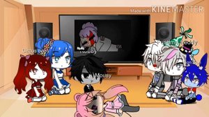 Sister location react to piggy memes (with mousy and robby)||gacha club