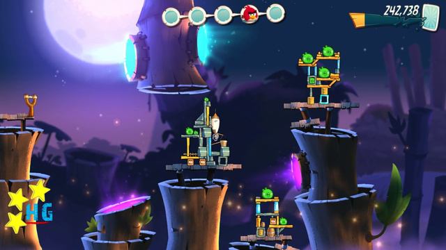 Angry Birds 2 - 3 Stars Walkthrough Level 121 [4K 60FPS] смотреть онлайн